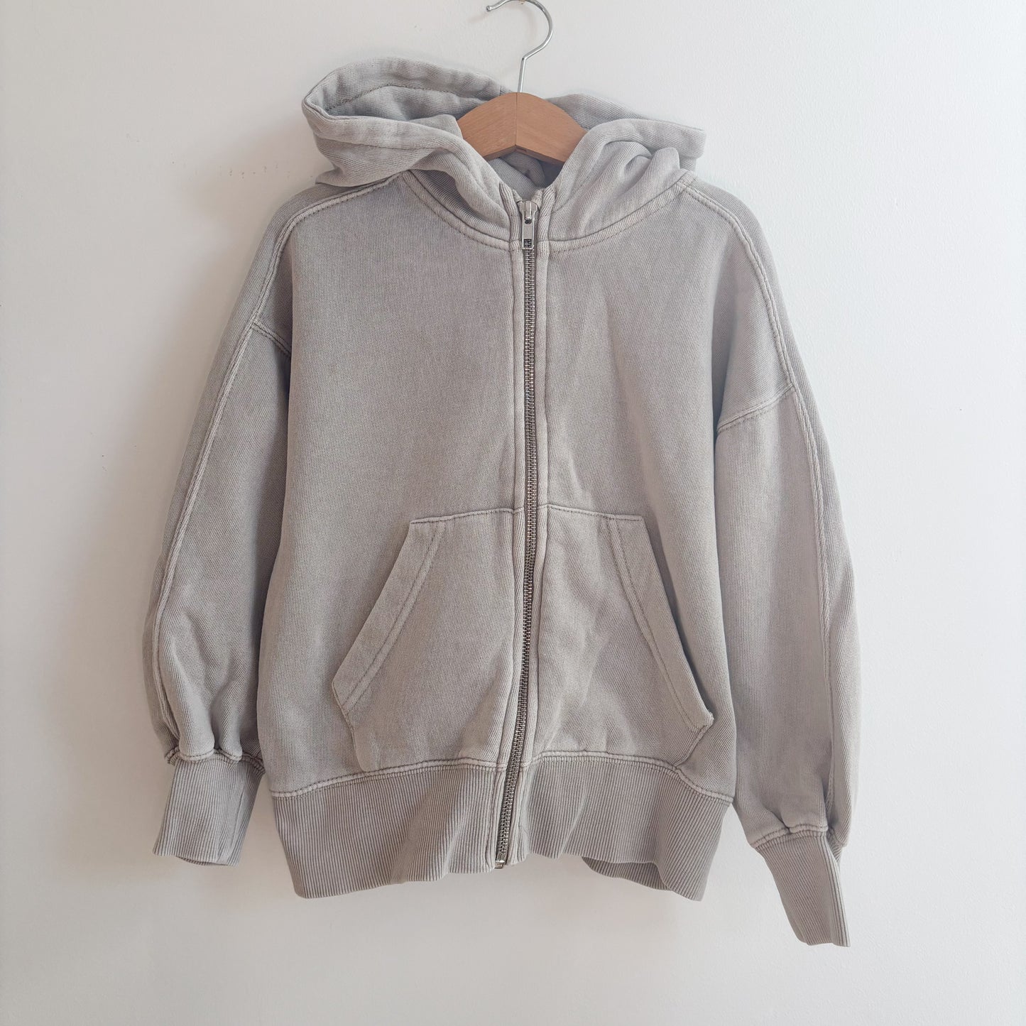 Grey Distressed Hoodie (6-7Y)