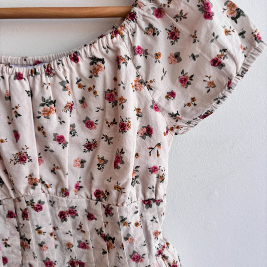 White Floral Dress (5/6Y)