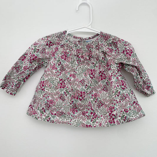 Floral Cotton Blouse (3-6M)