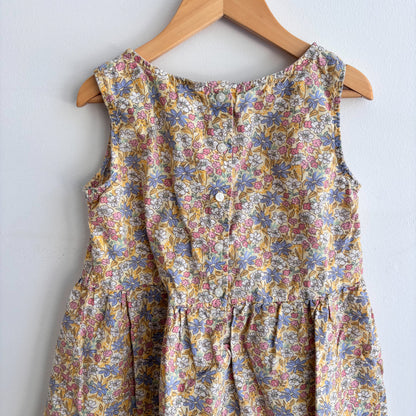 Cotton Sleeveless Flower Dress (7-8Y)