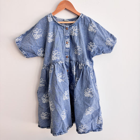 Denim Floral Dress (9Y)