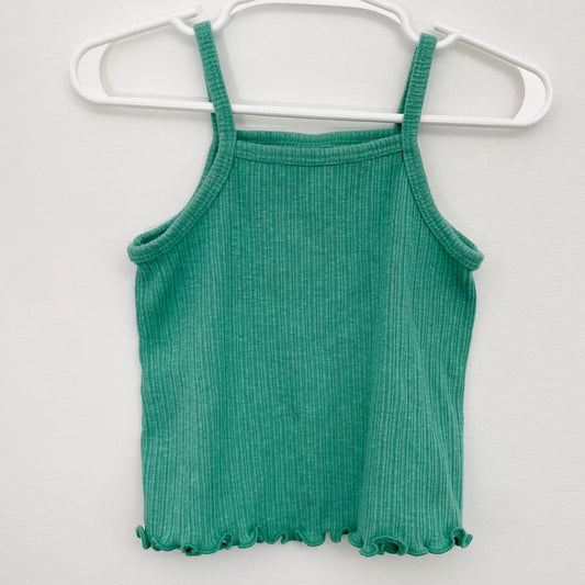 Green Ribbed Tank Top (18-24M)