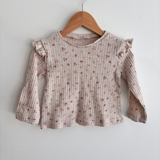 Soft Ribbed Floral Shirt (12-18M)