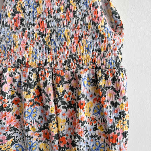 Soft Floral Romper (6-12M)