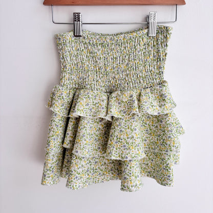 White Floral Print Skirt (9Y)