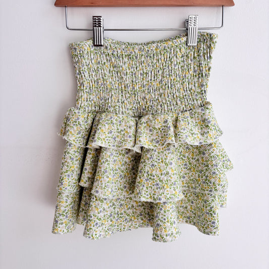 White Floral Print Skirt (9Y)