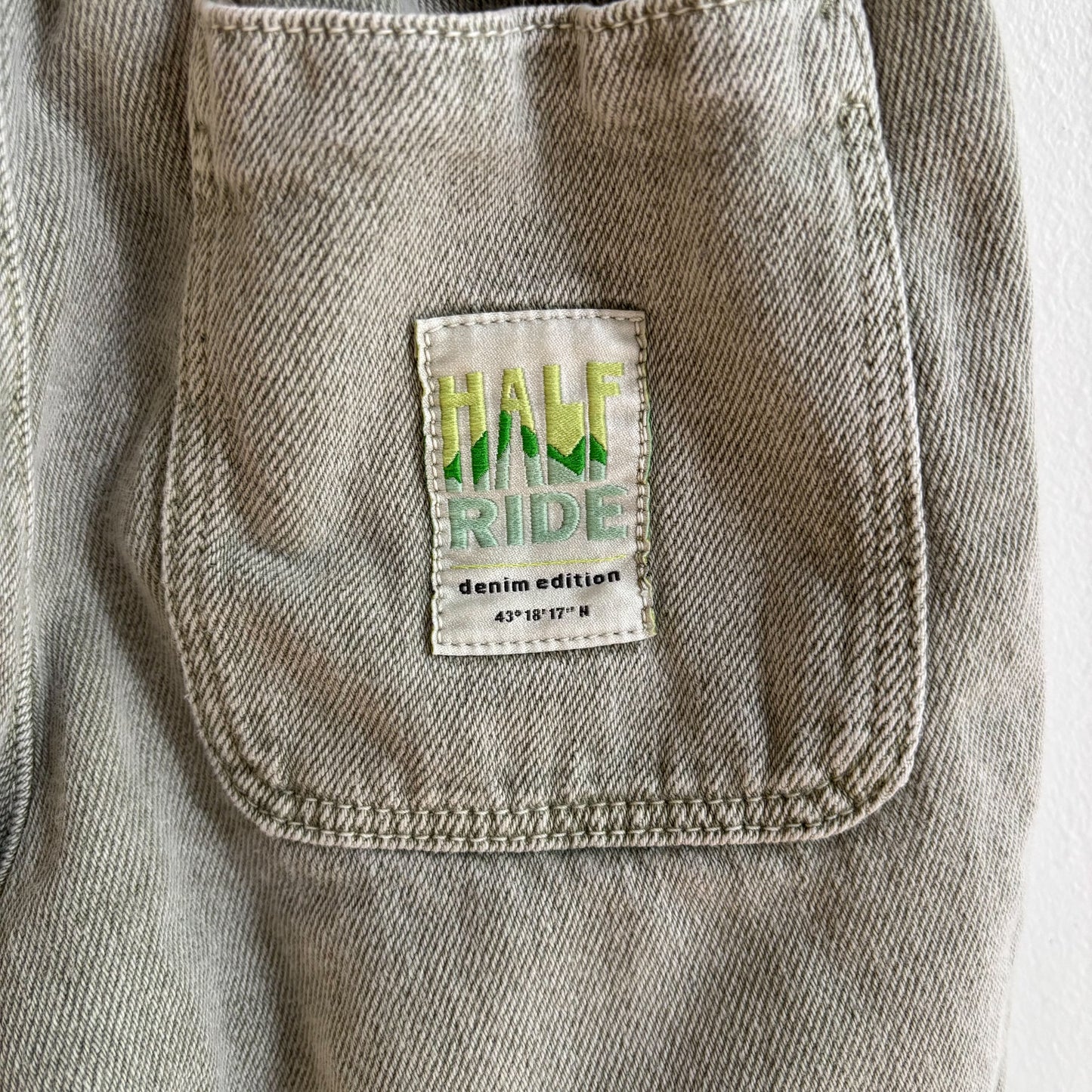 Pale Green Denim Pants (4T)