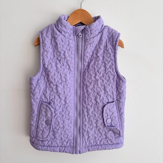 Purple Quilted Vest (6Y)