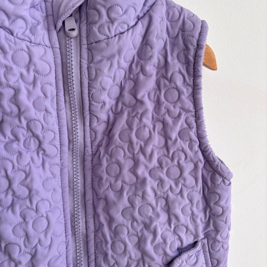 Purple Quilted Vest (6Y)