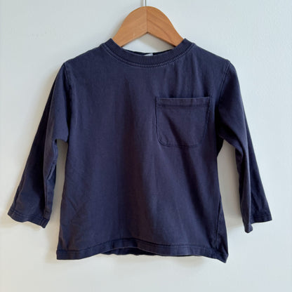 Dark Blue Long Sleeve Shirt (2T)