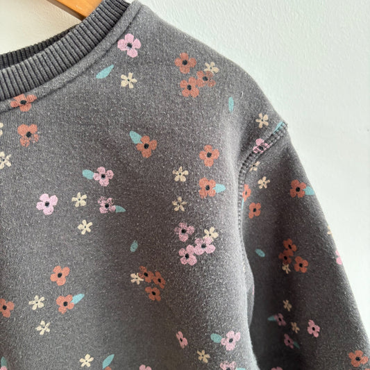 Grey FloralSweatshirt (3Y)