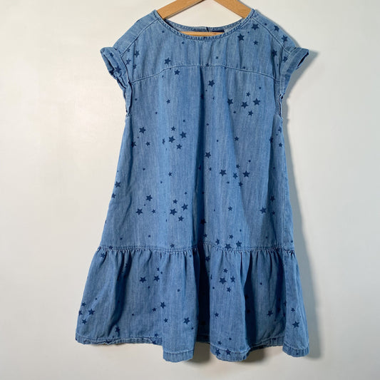 Chambray Star Print Dress (8Y)