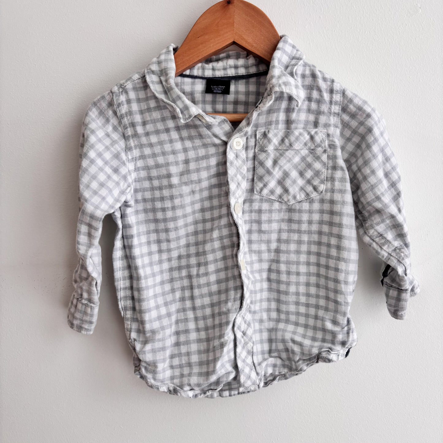 Linen/Cotton Button-Up Shirt (18-24M)