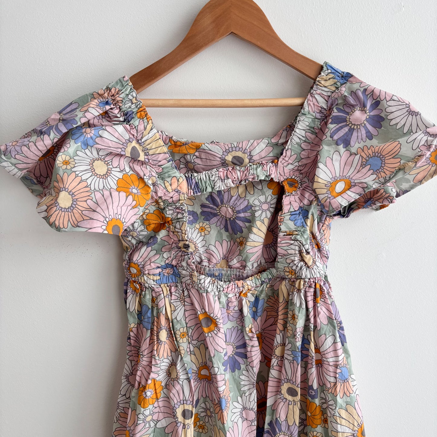 Pastel Flower Print Dress (8-9Y)