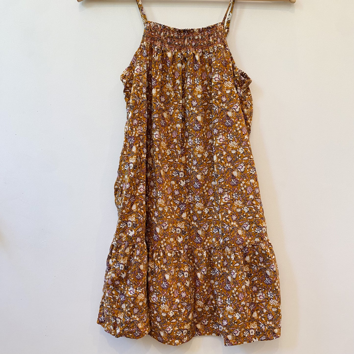 Mustard Floral Dress (8Y)