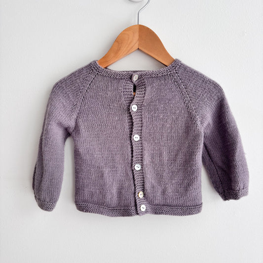 Purple Handmade Sweater (6-12M)