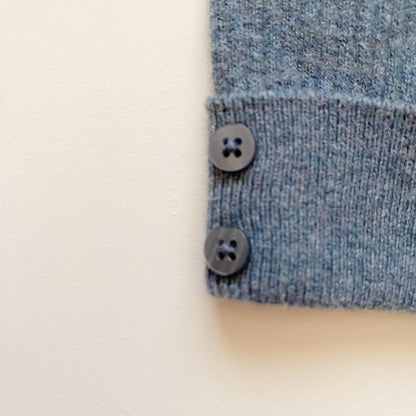Blue Knit Leggings