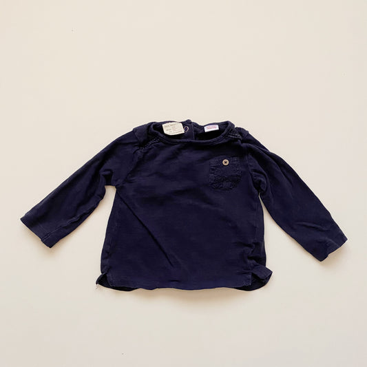 Navy Long-Sleeve Shirt