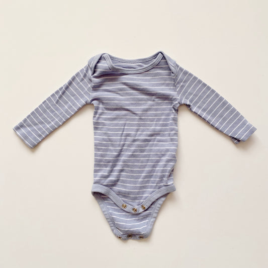 Blue Striped Bodysuit (0-3M)