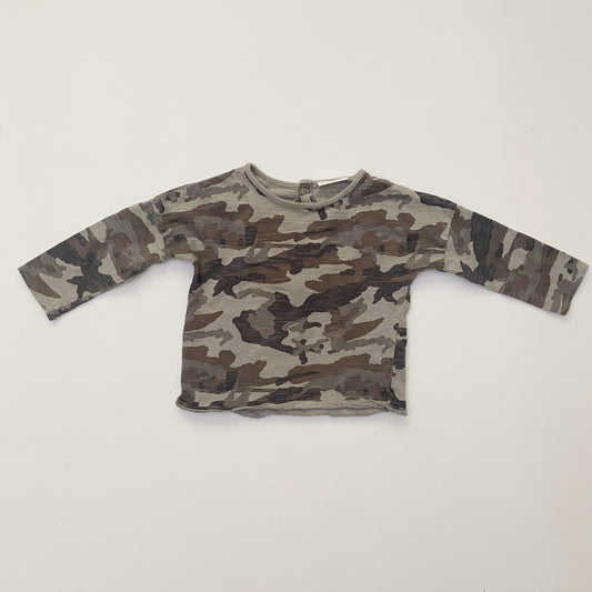 Camo Long Sleeve Shirt (9-12M)