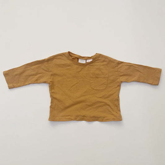 Yellow Long Sleeve T-Shirt (9-12M)