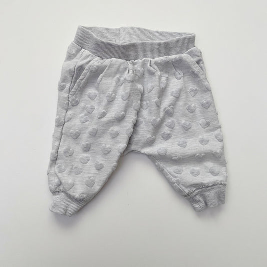 Raised Heart Pants (3-6M)