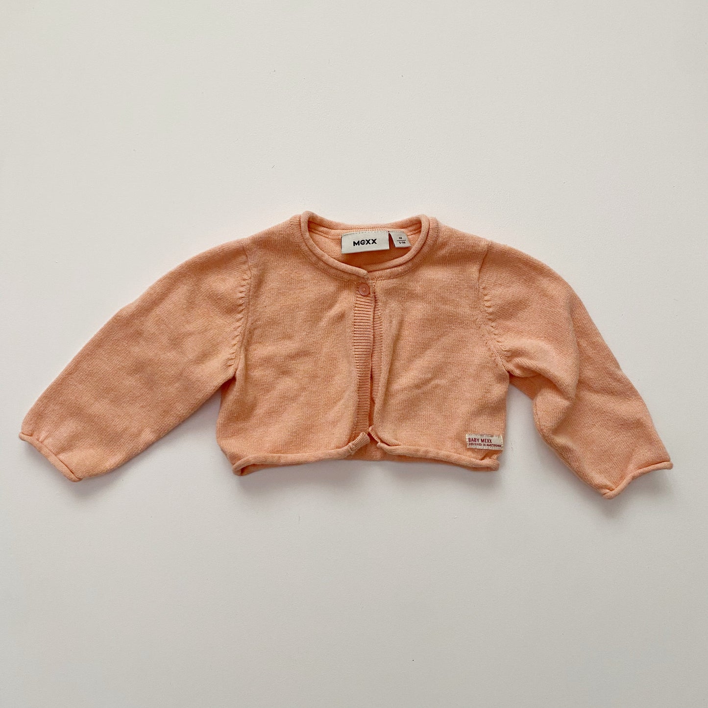 Peach Cropped Sweater